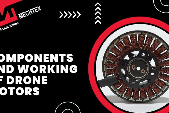 Components and Working of Brushless Drone Motors