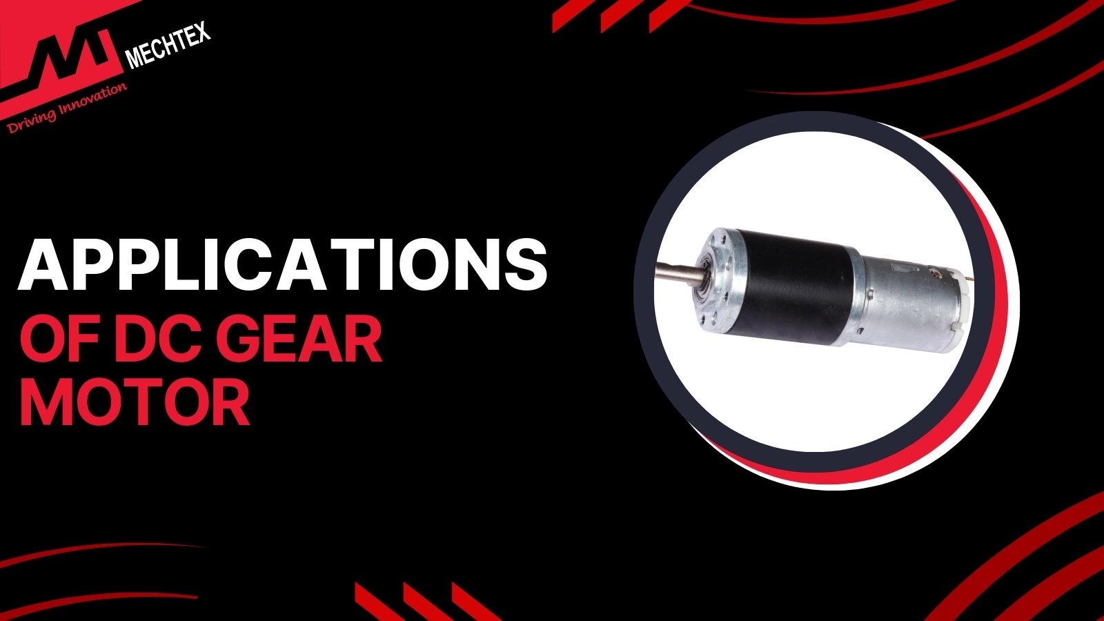Applications of DC Gear Motor