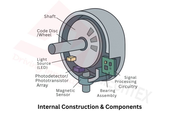 Internal Construction & Components of a Rotary Encoder
