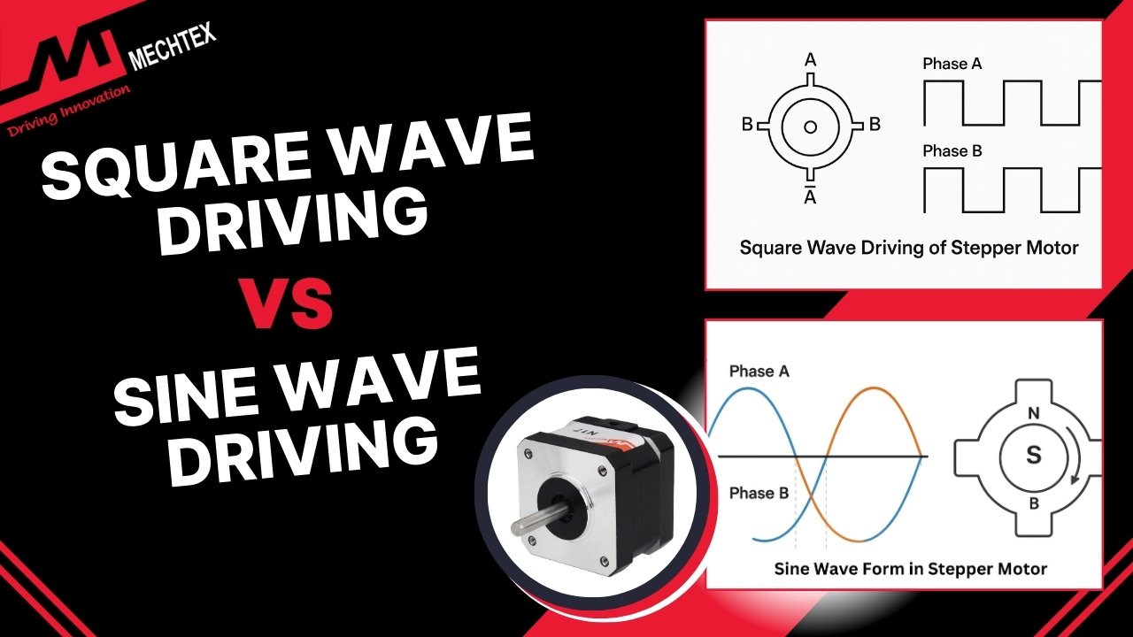 Square Wave Driving vs. Sine Wave Driving in Stepper Motors: A Technical Comparison