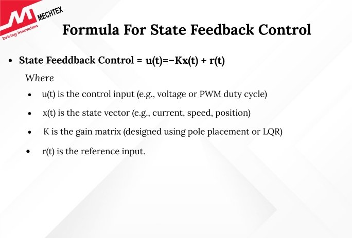 Understanding State Feedback Control Formula in Modern Control Systems