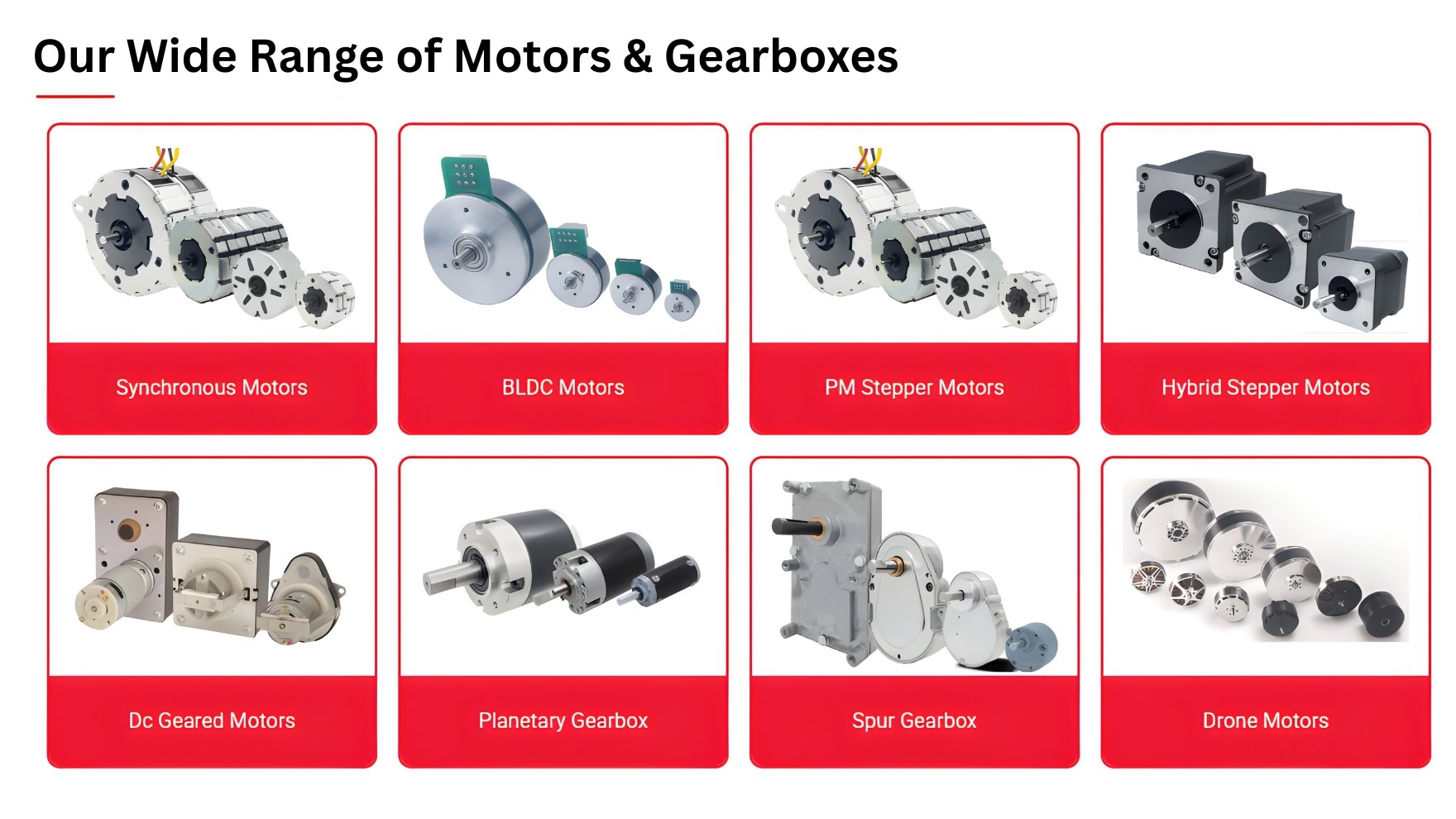 Explore Mechtex’s wide range of precision motors and gearboxes for diverse Renewable Energy applications